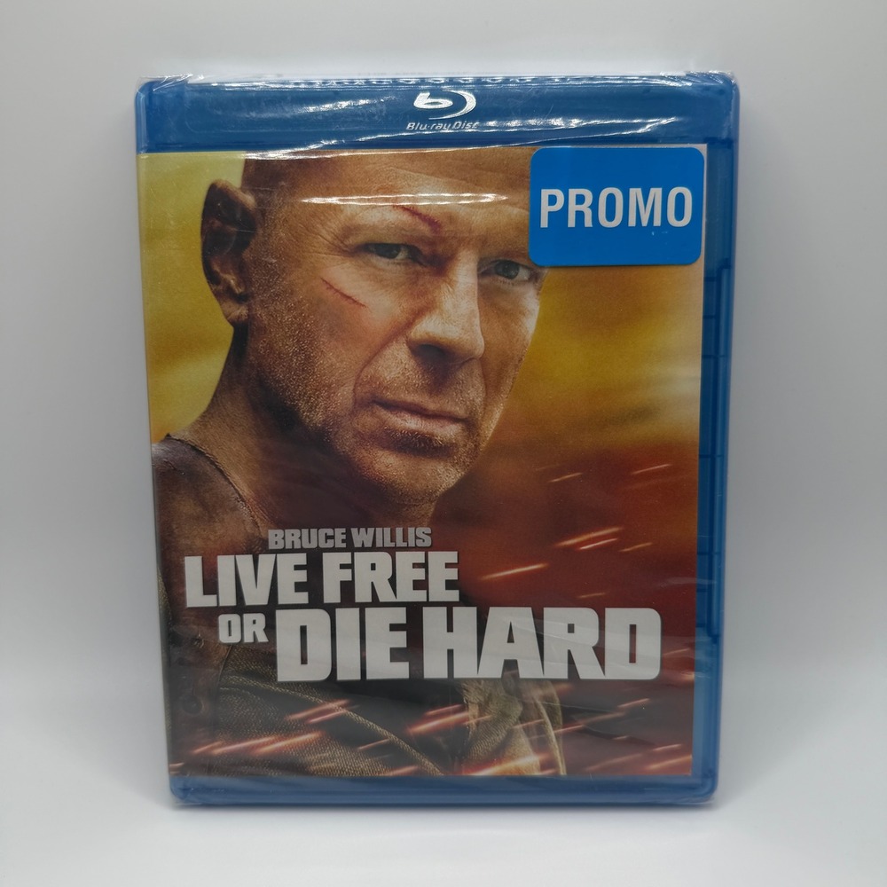 Live Free or Die Hard Blu-ray Bruce Willis Action Movie Promo New Sealed - Picture 1 of 2